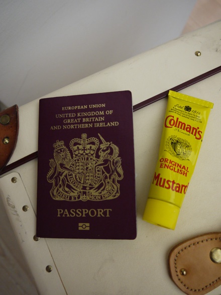 Passport and Mustard