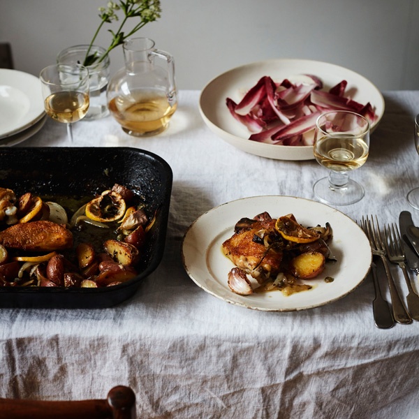 Image of Diana Henry's Chicken with Lemon, Capers and Thyme