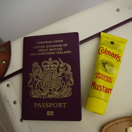Passport and Mustard