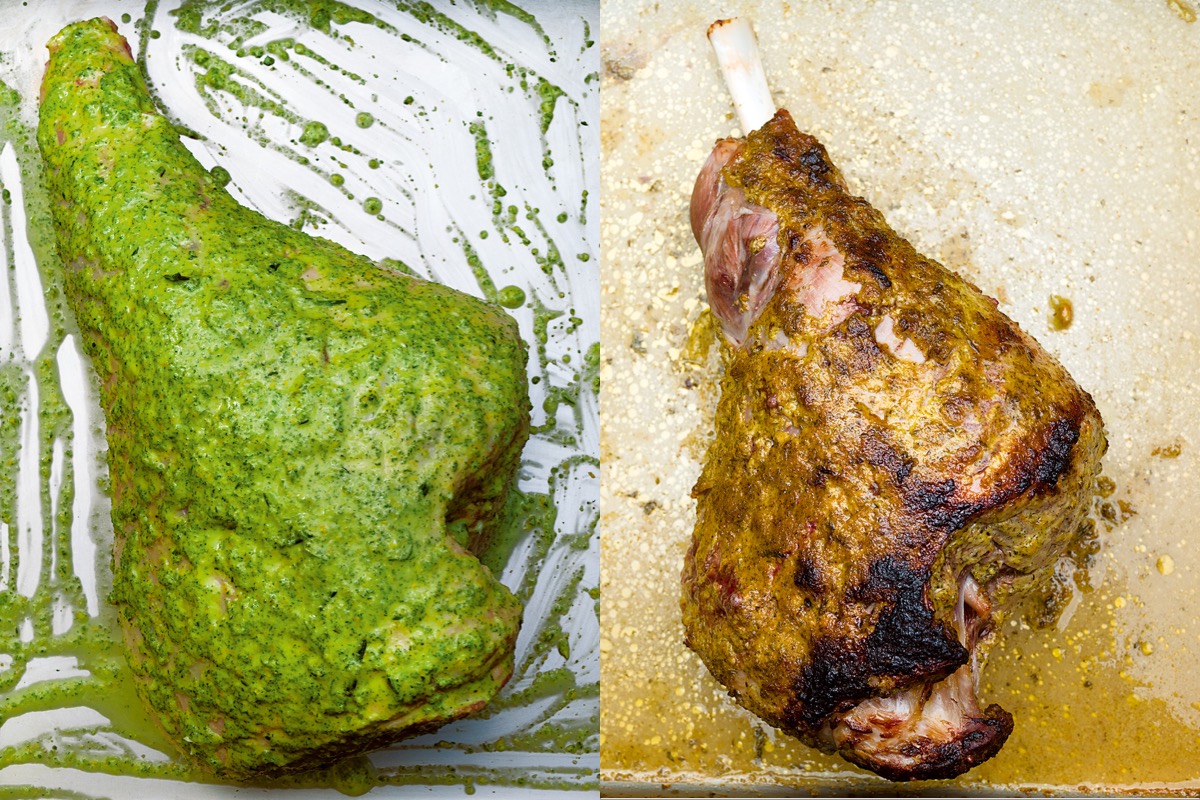 Herbed Leg of Lamb, Nigella's Recipes