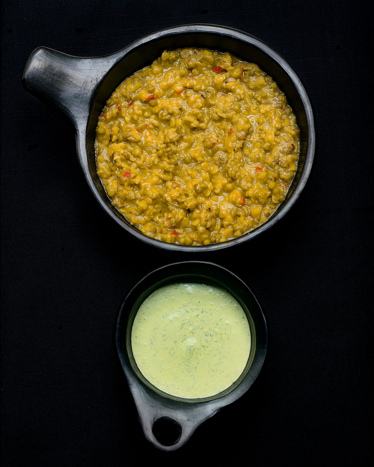 Softly Spiced Mung Beans with Mint and Coriander Yogurt | Nigella's Recipes | Nigella Lawson