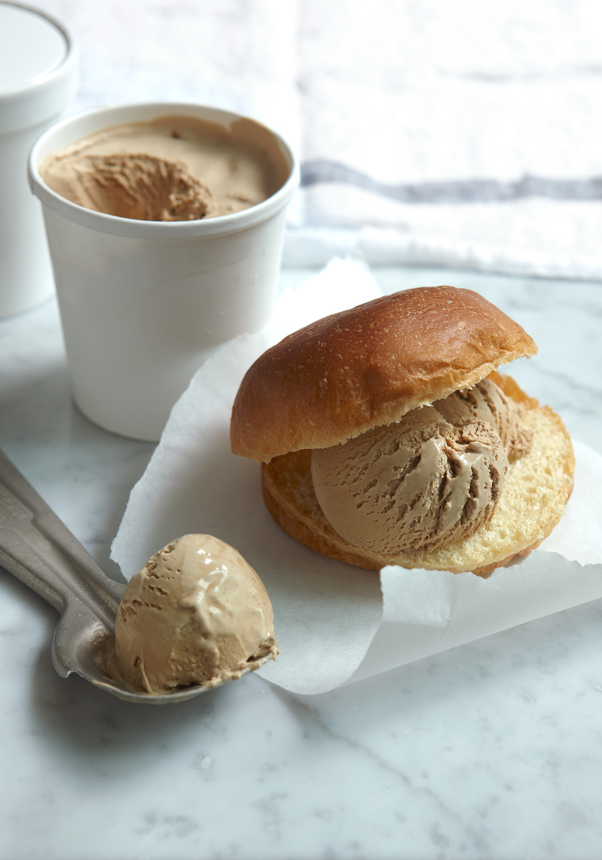 One-Step No-Churn Coffee Ice Cream, Nigella's Recipes