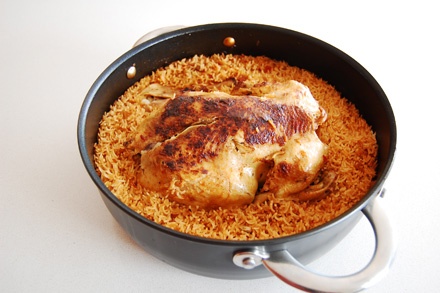 Image of Linda Dangoor's Overnight Chicken Buried in Aromatic Rice