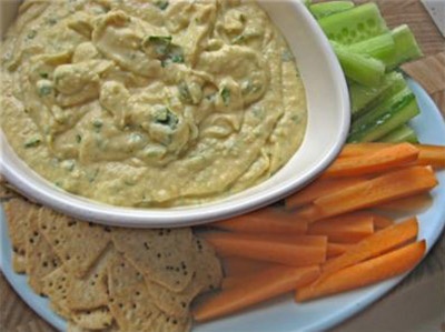 Spiced Yoghurt and Chickpea Dip