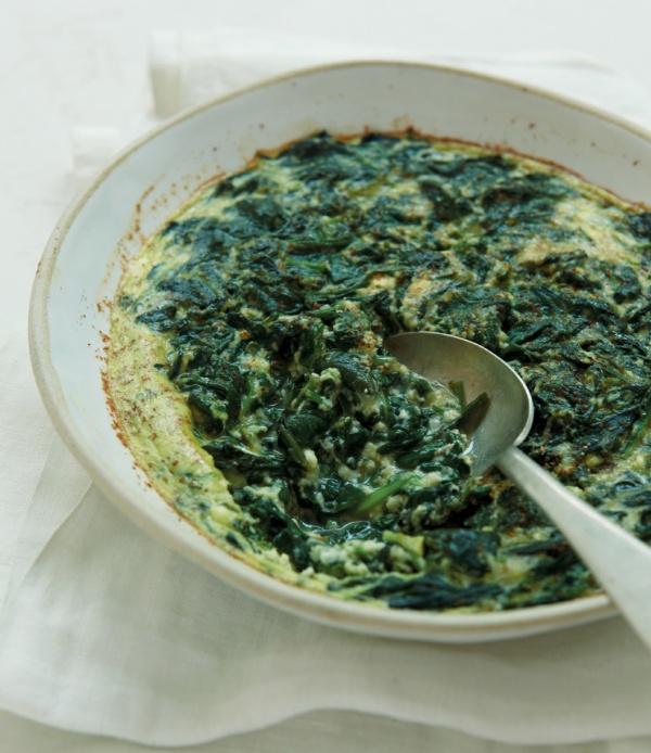 Image of Nigella's Spinach Baked with Ricotta