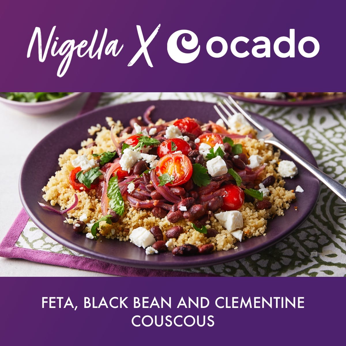 Feta, Black Bean and Clementine Couscous
