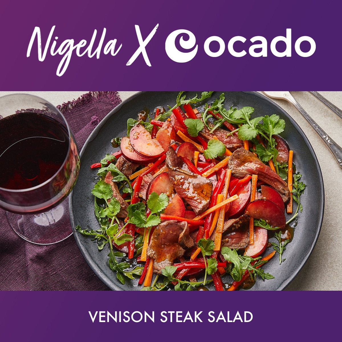 Venison Steak Salad