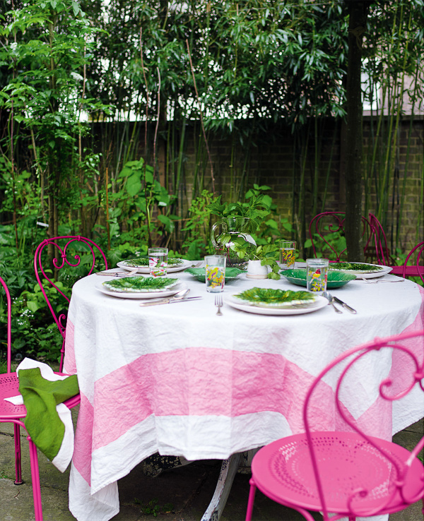 Image of garden table