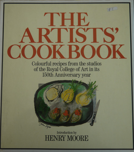 Book cover of The Artists' Cookbook by The Royal College of Art