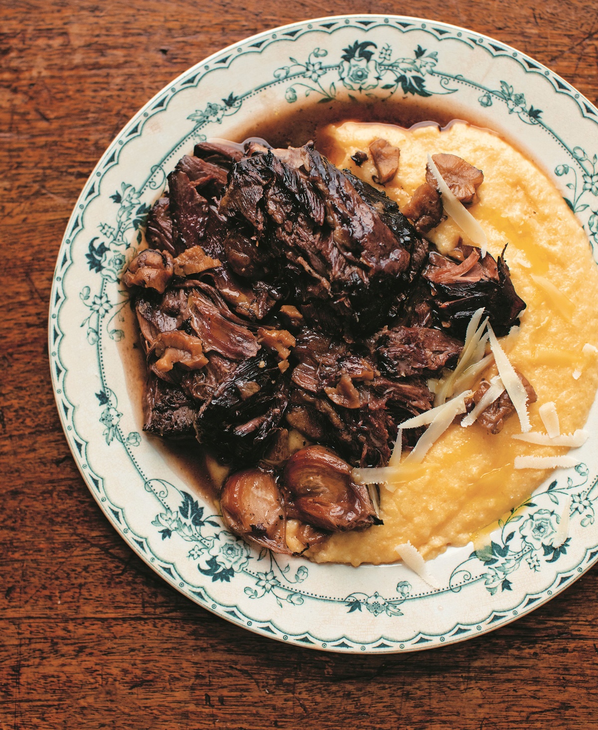 Image of Alex Jackson's Beef Shin, Chestnuts, Polenta and Gruyere