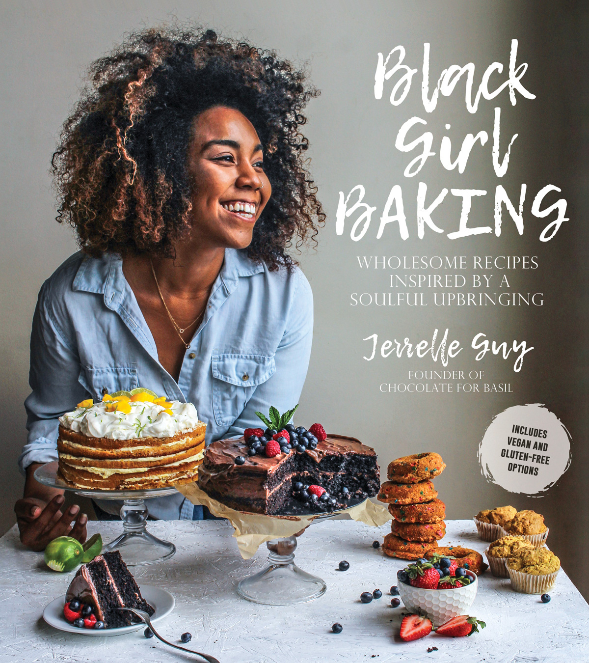 Book cover of Black Girl Baking by Jerrelle Guy