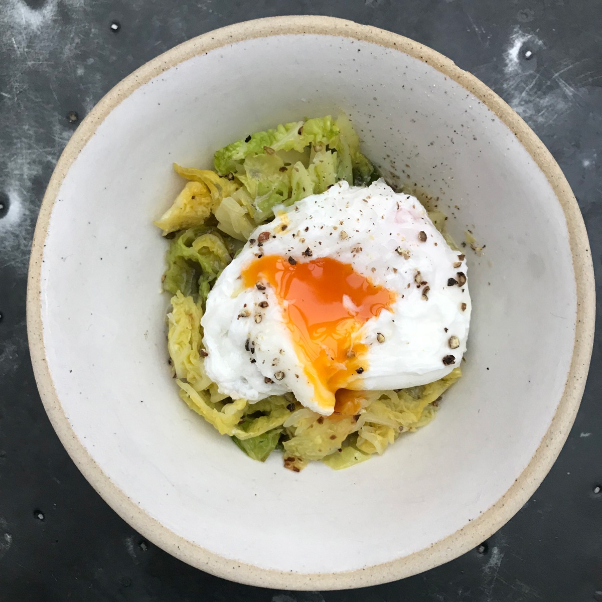 Cabbage with Egg
