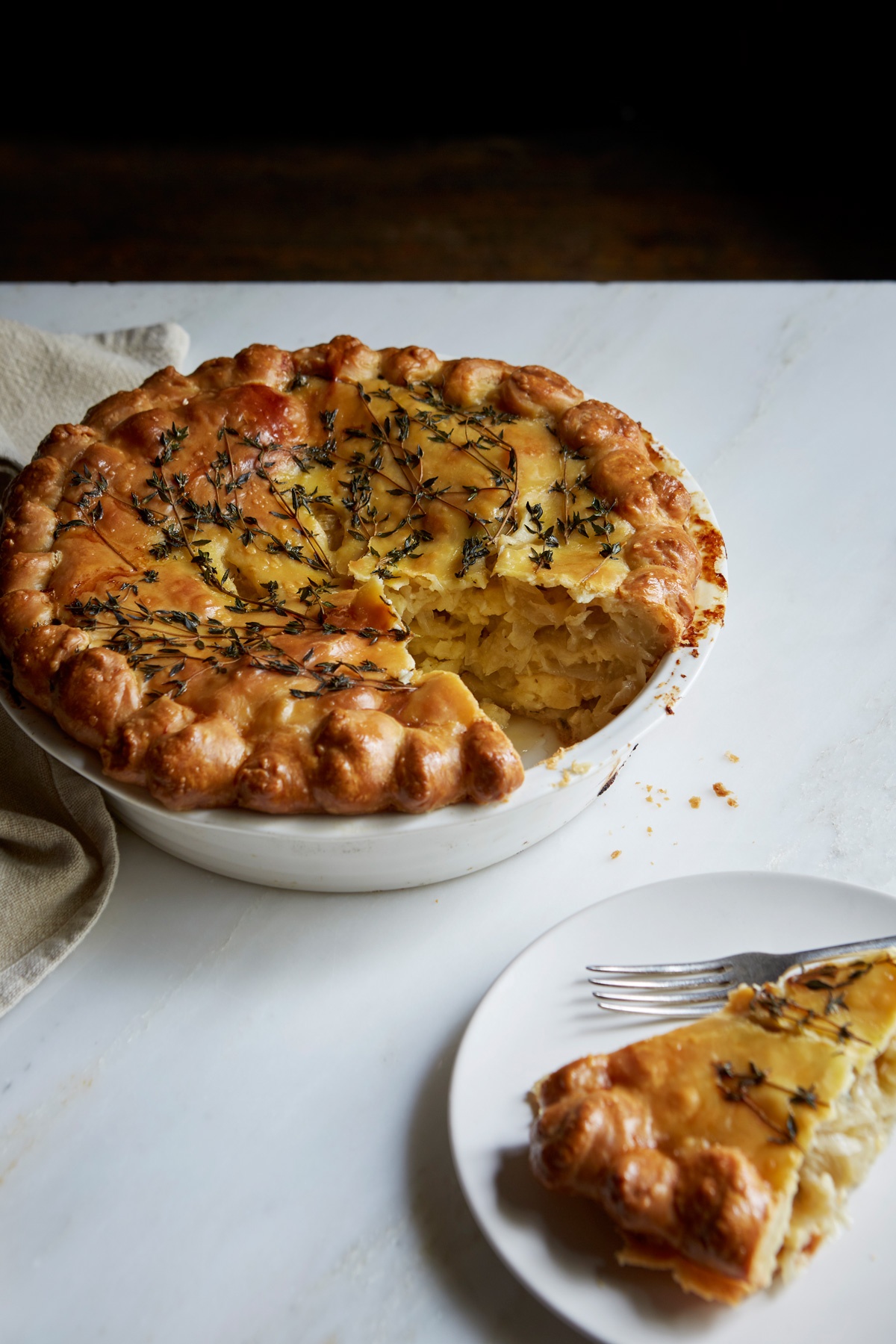 Image of Michelle Eshkeri's Cheese and Onion Pie