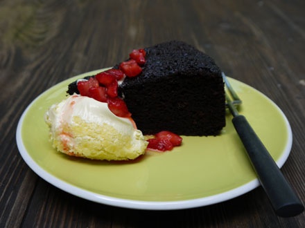 Chocolate Guinness Cake and Cream