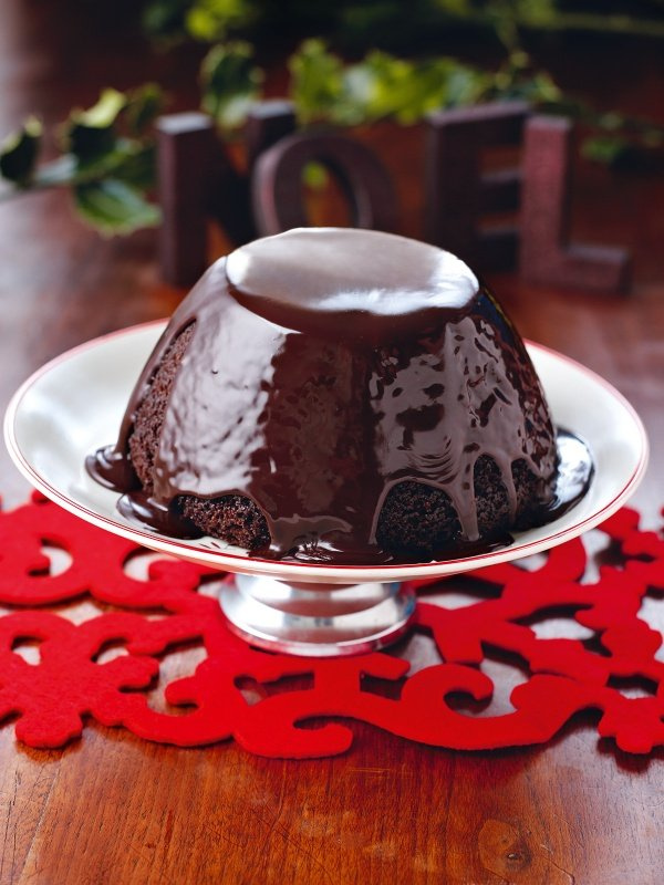 Image of Nigella's Chocolate Christmas Pudding