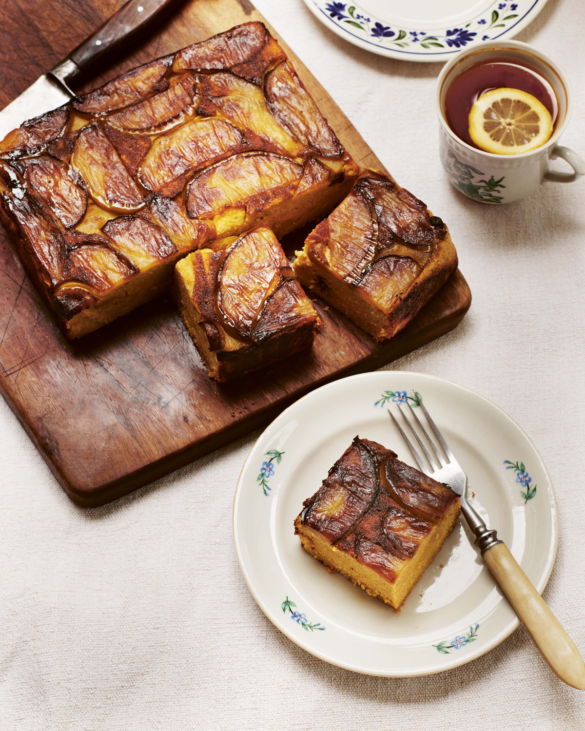 Image of Olia Hercules' Curd Cake with Caramelised Apples
