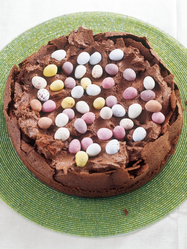 Image of Nigella's Easter Egg Nest Cake