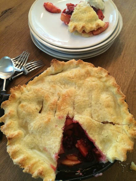 Gluten-Free Apple and Blackberry Pie