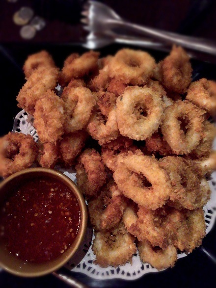 Fresh Squid with Chilli Dipping Sauce