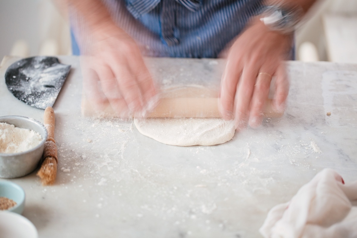 Scallion Sesame Pancakes - How To Roll 1