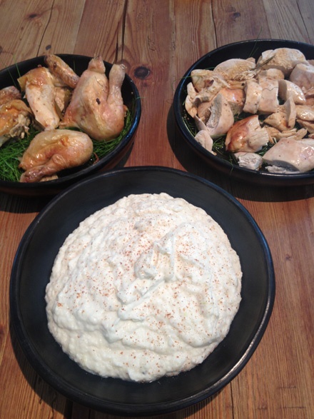 Lunch with Mashed Faux-tatoes