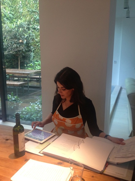 Nigella Planning After Shoot