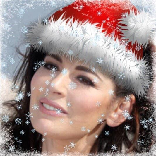 Image of Nigella in Santa hat