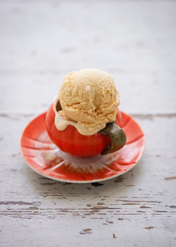 Image of Nigella's Brandied Pumpkin Ice Cream