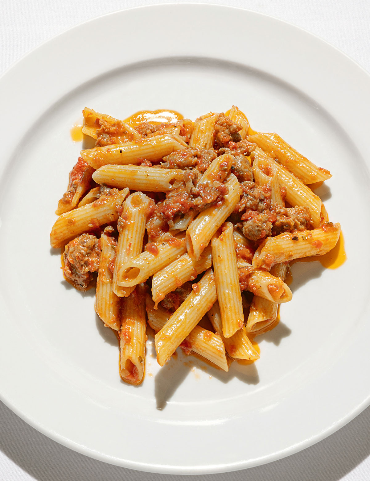 Image of River Cafe's Penne with Quick Sausage Sauce