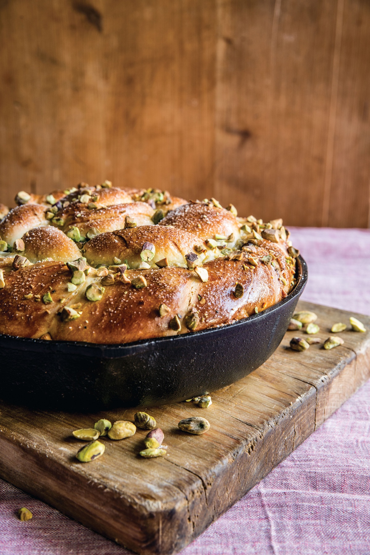 Image of Charlotte Druckman's Pistachio-Cherry Danish