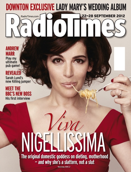 Nigella on cover of Radio Times