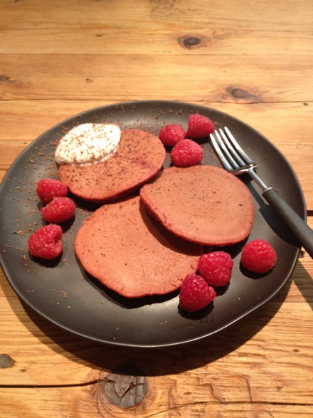 Red Velvet Pancakes