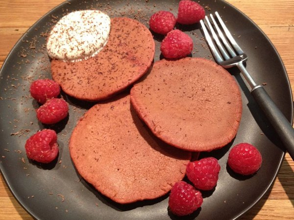 Image of Nigella's Red Velvet Pancakes