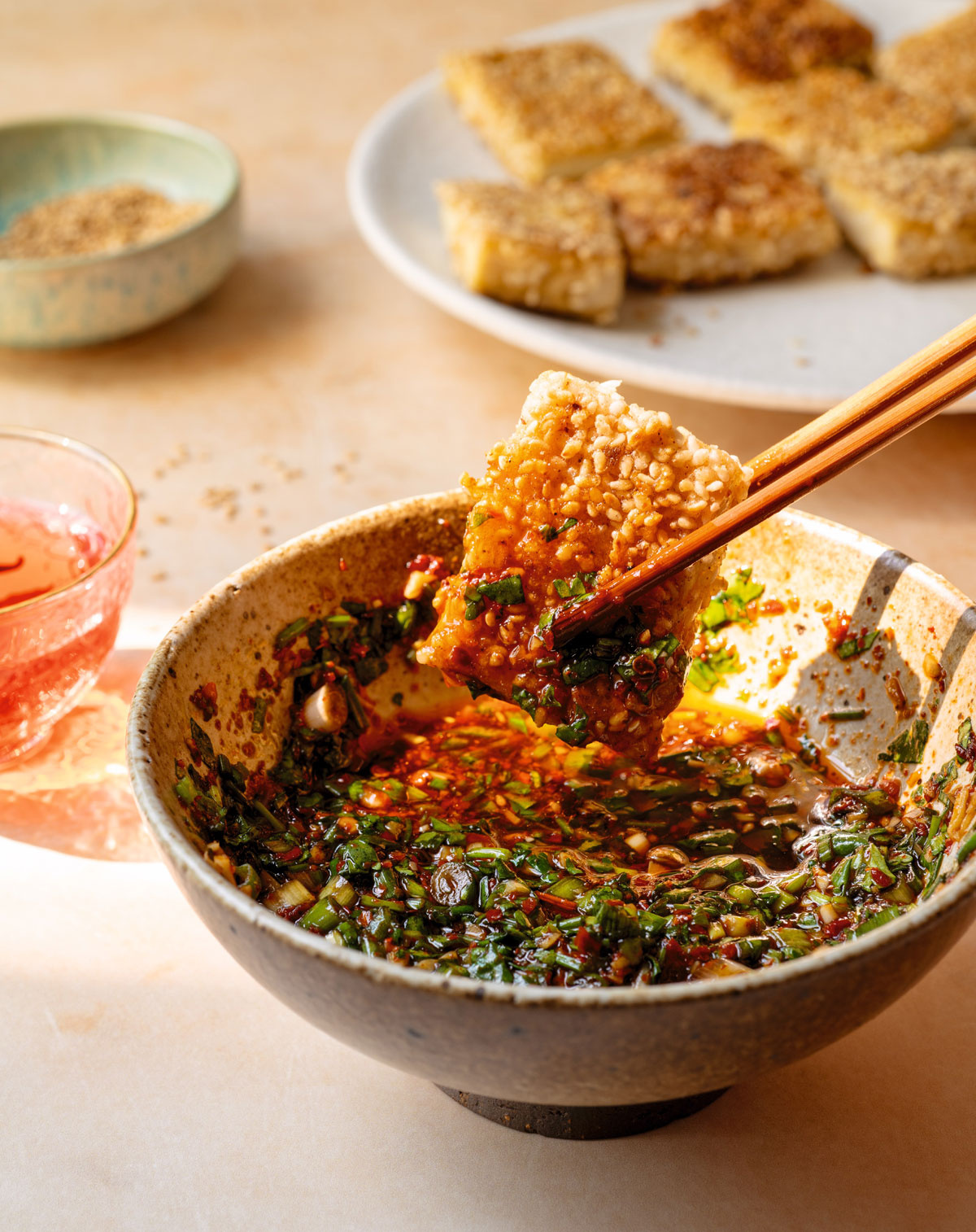 Image of The Leungs' Sesame Crusted Tofu