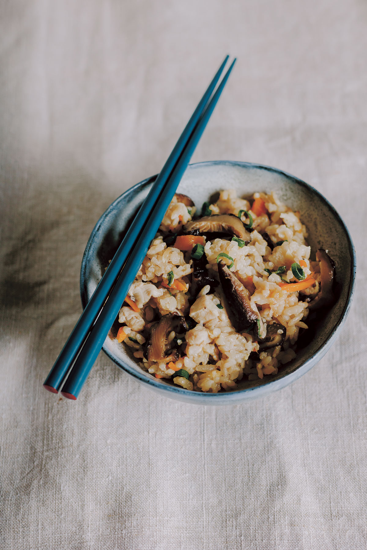 Image of Emiko Davies' Shiitake and Chicken Rice