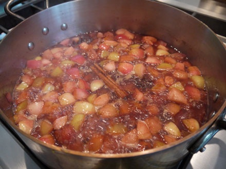 Simmering chutney