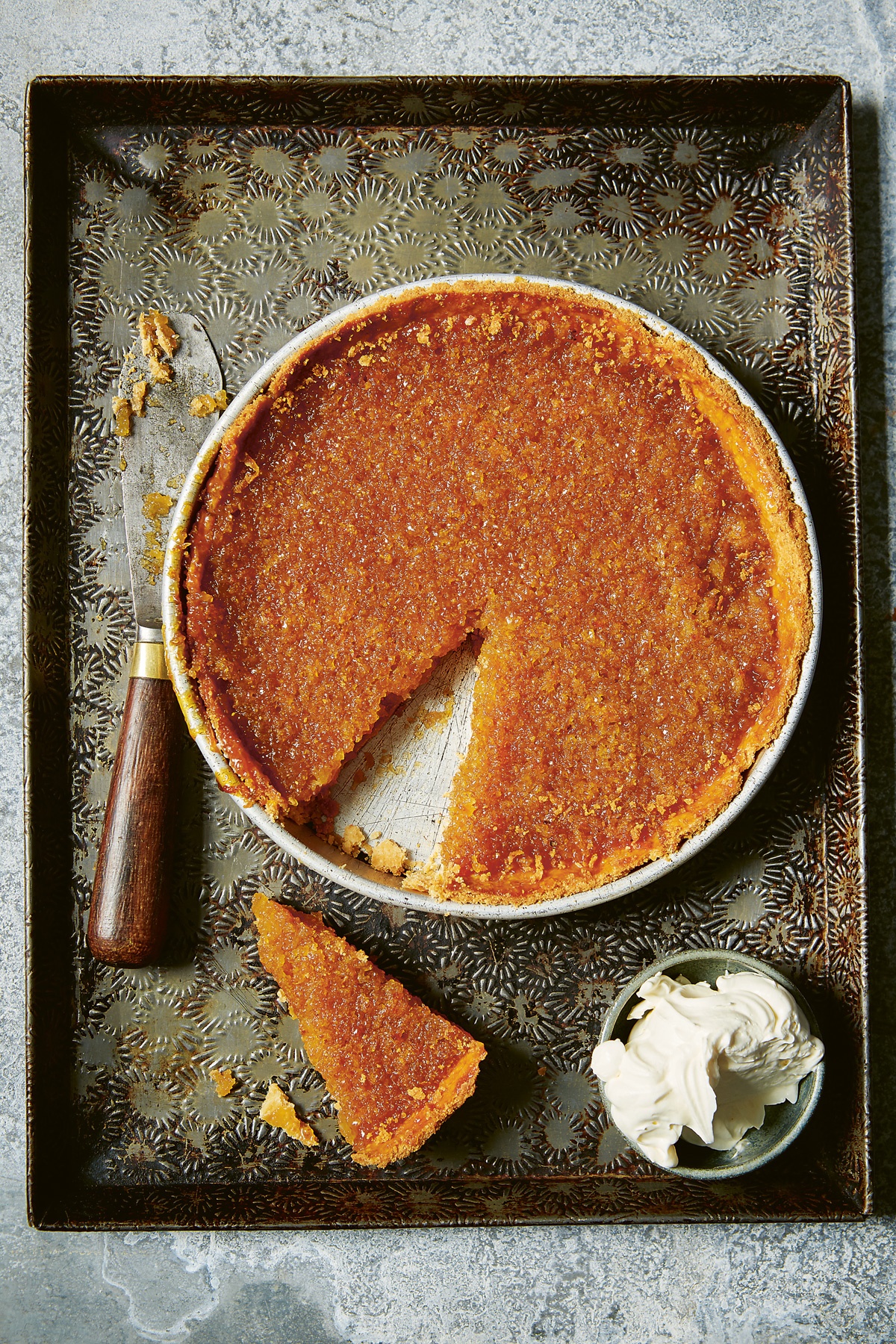 Image of Richard Snapes' Sourdough Treacle Tart