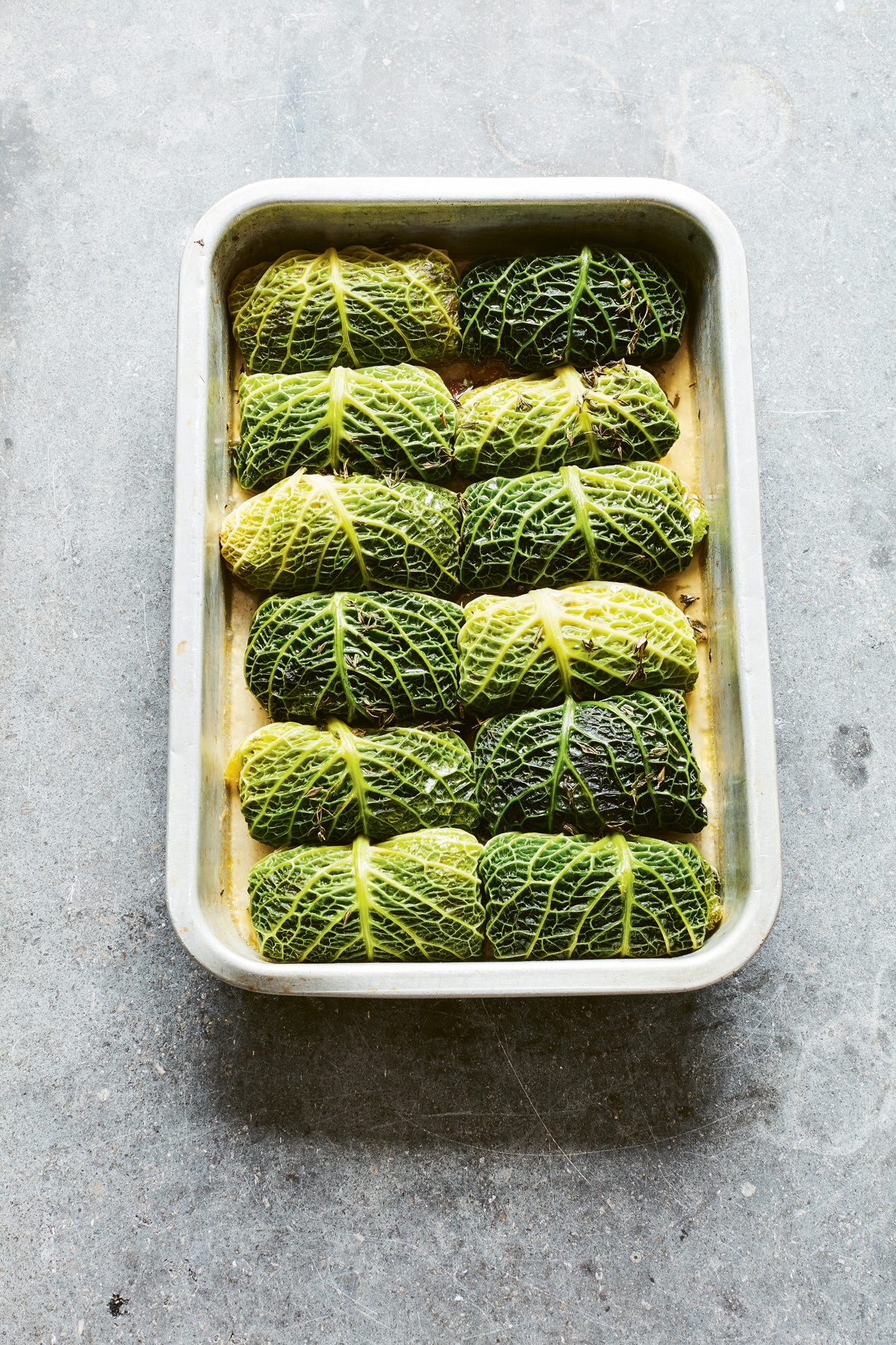 Image of Catherine Phipps' Stuffed Savoy Cabbage Leaves