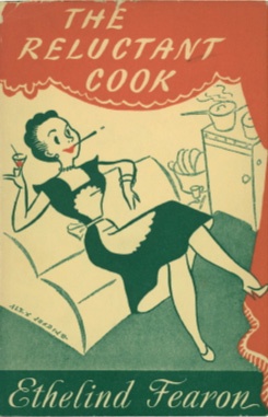 Image of The Reluctant Cook Penguin Cookery Postcard