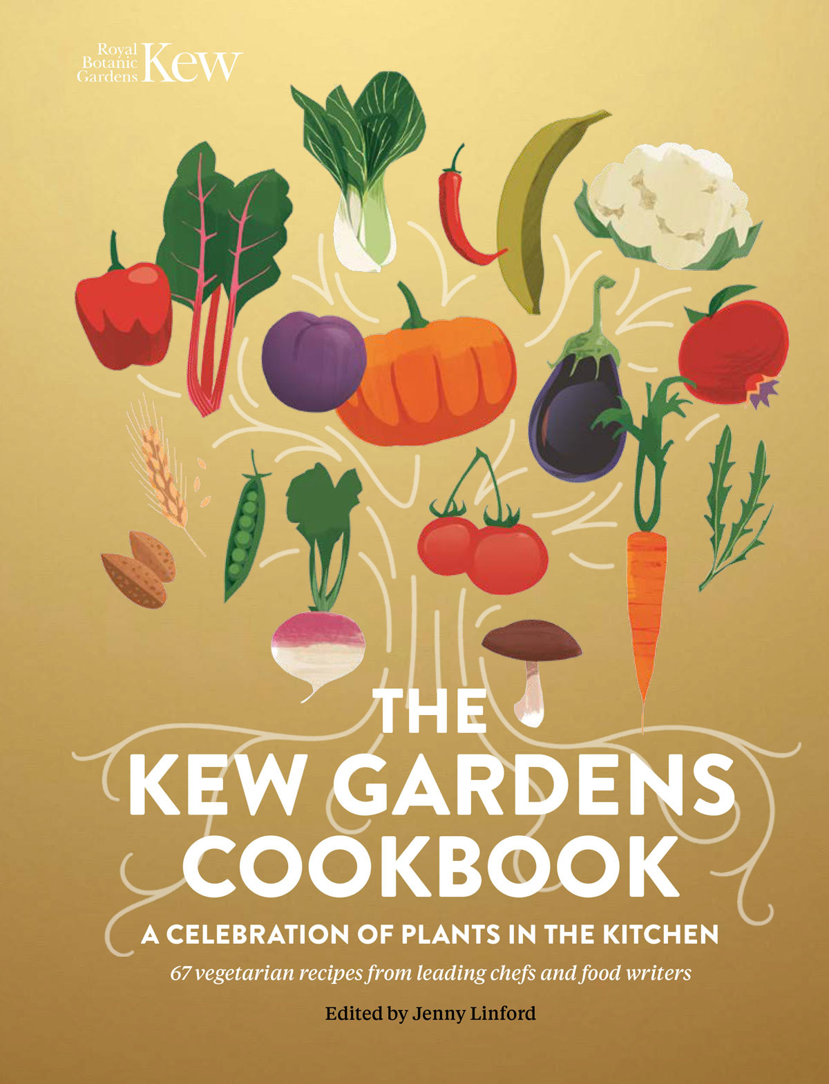 Book cover of The Kew Gardens Cookbook edited by Jenny Linford