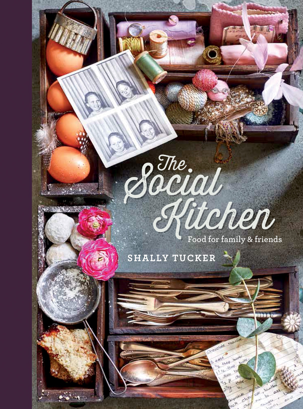 Book cover of The Social Kitchen by Shally Tucker