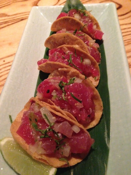 Tuna Tartare Tacos