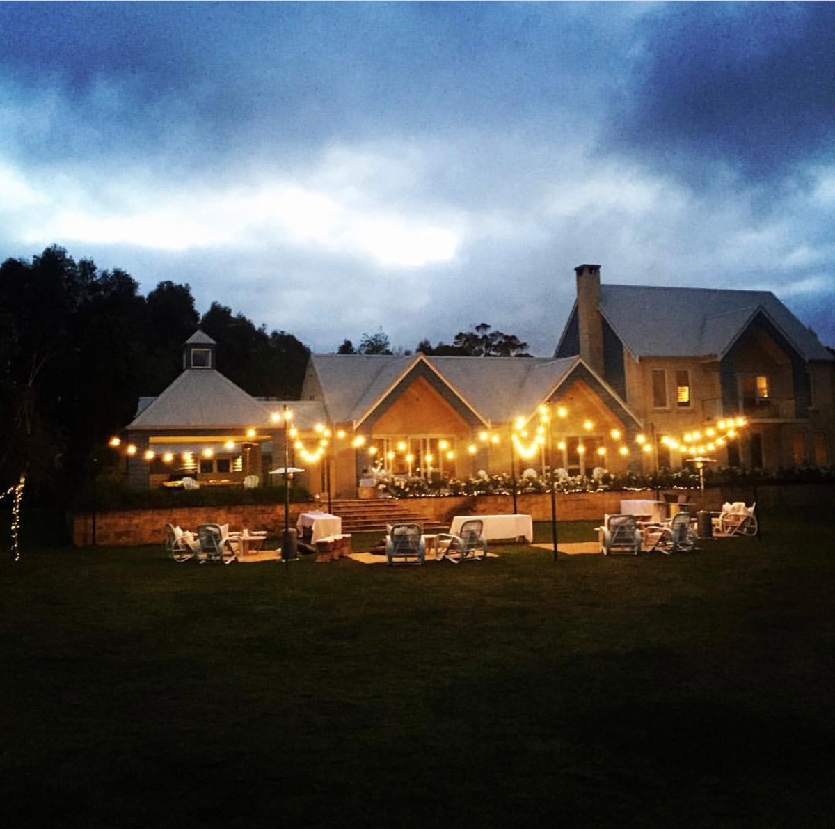 Twinkling Lights at Farewell Party from Margaret River Gourmet Escape