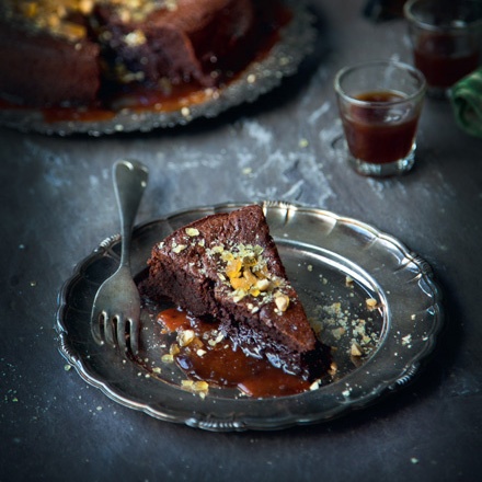 Salted Peanut Caramel Mud Pie