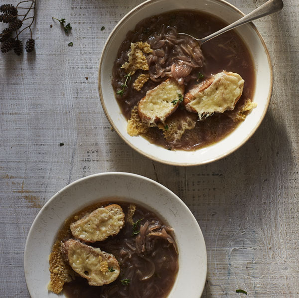 Image of Sally Clarke's Baked Onion Soup