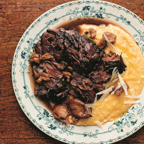 Image of Alex Jackson's Beef Shin, Chestnuts, Polenta and Gruyere