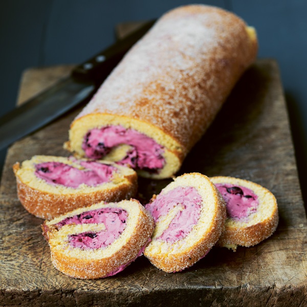 Image of Trine Hahnemann's Blackcurrant Roulade