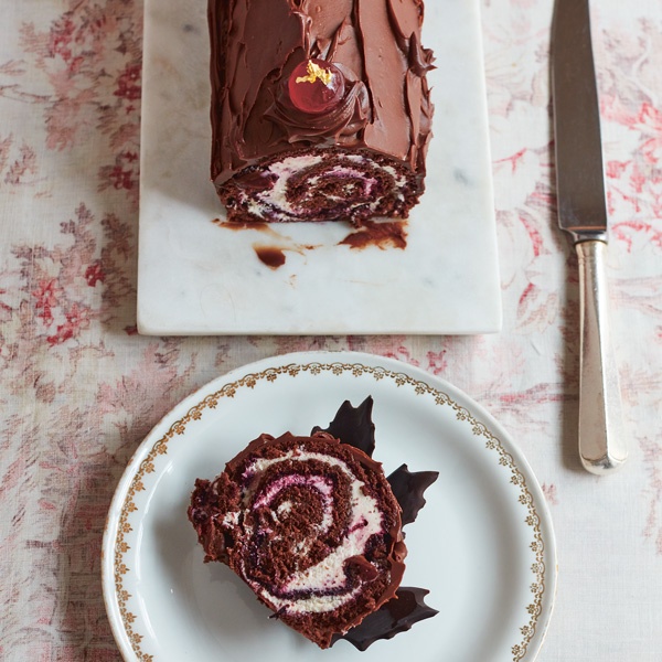 Image of Tom Parker Bowles' Black Forest Log