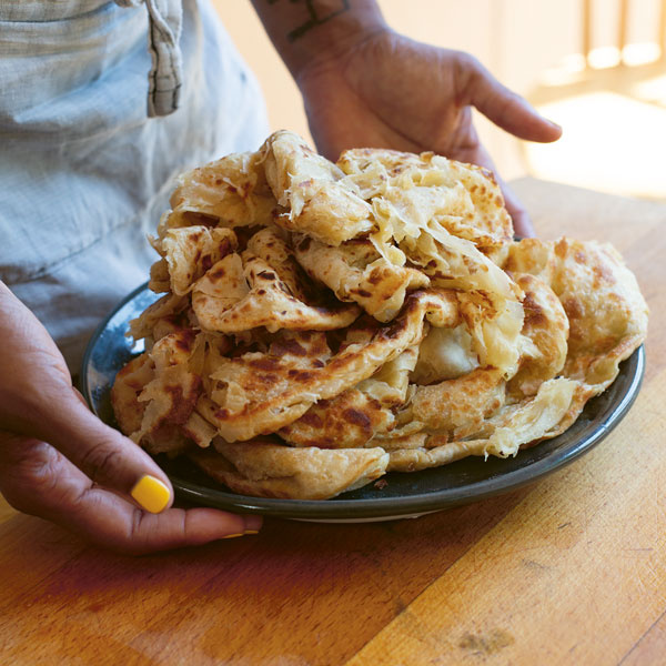 Image of Marie Mitchell's Buss Up Shut Rotis