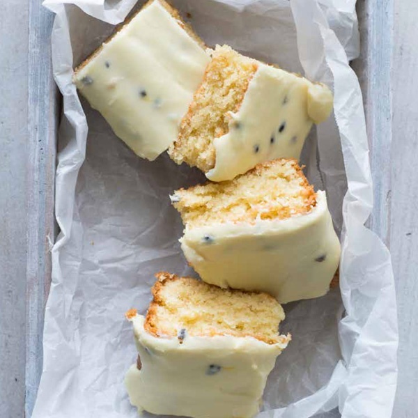 Image of Monday Morning Cooking Club's Coconut and Passionfruit Slab Cake